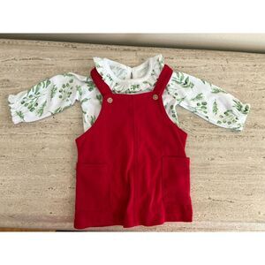 NWOT Lullaby Lane holiday dress 0-3m